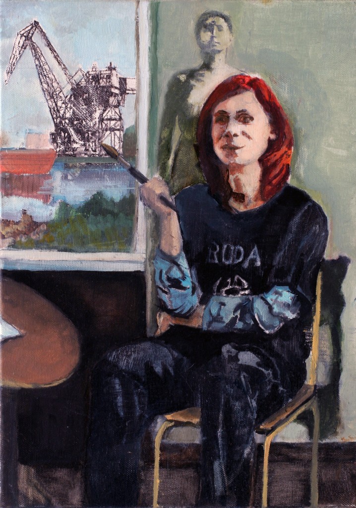 self-portrait of Iwona Zając